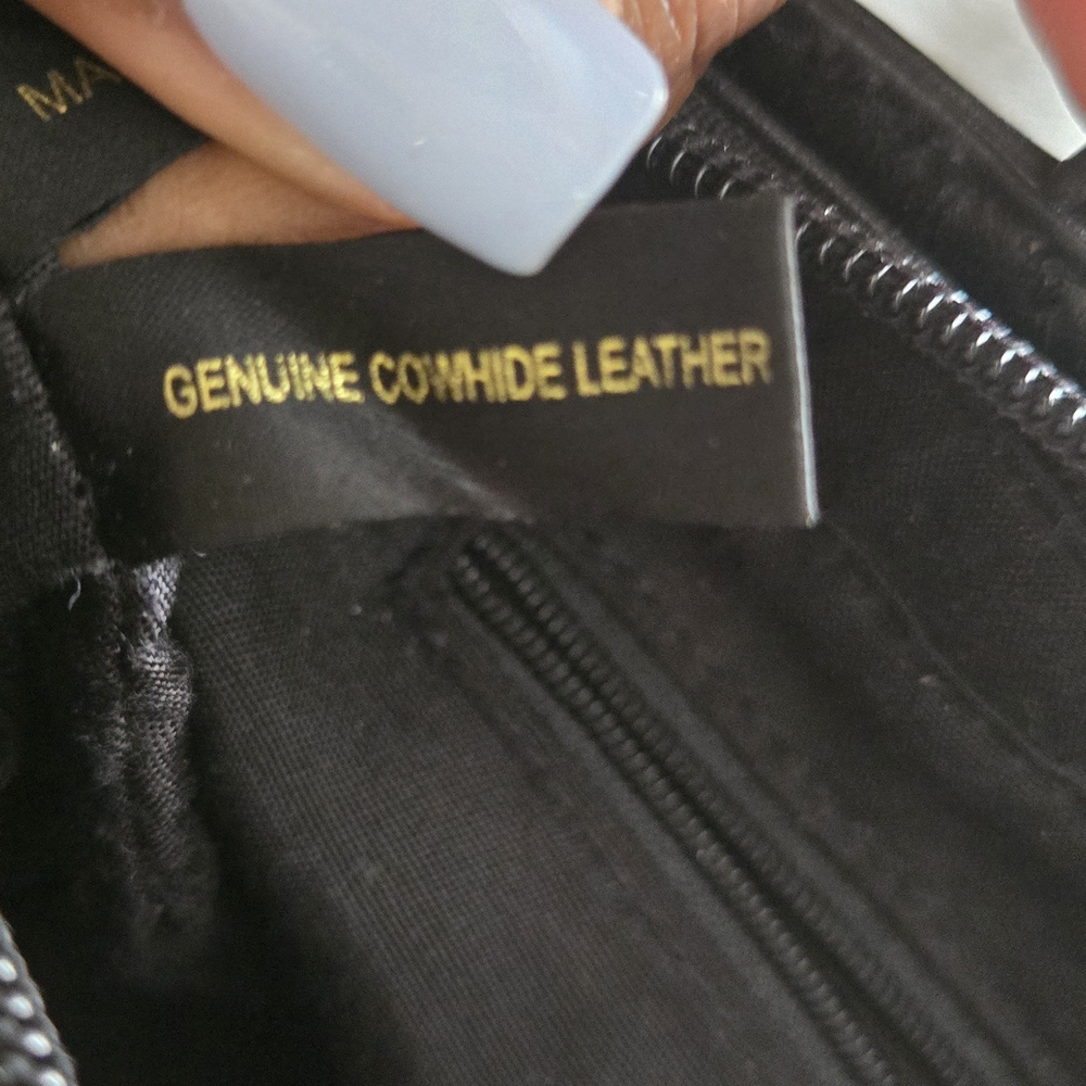 Etienne Aigner Black Leather Mini Tote Bag – Genuine Cowhide - Picture 6 of 16